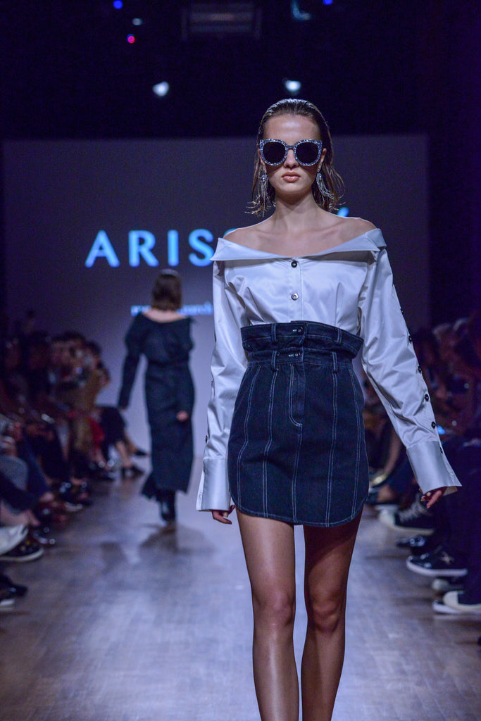 ARISSA X REVÉ by RENÉ STARRY-EYED Sunglasses (Silver)