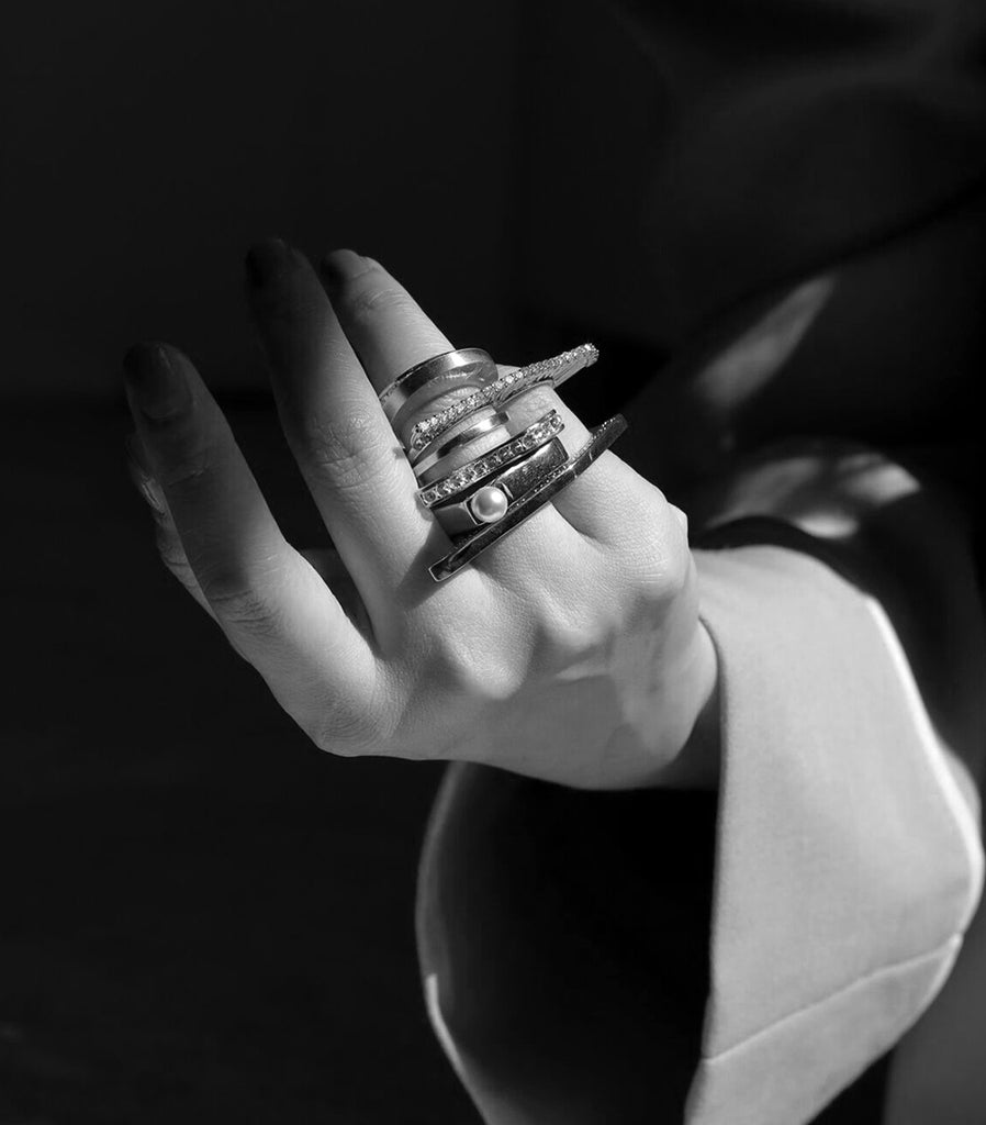 ARISSA X MOMO'S MARCH TIDES Knuckle Ring (Skeletal)
