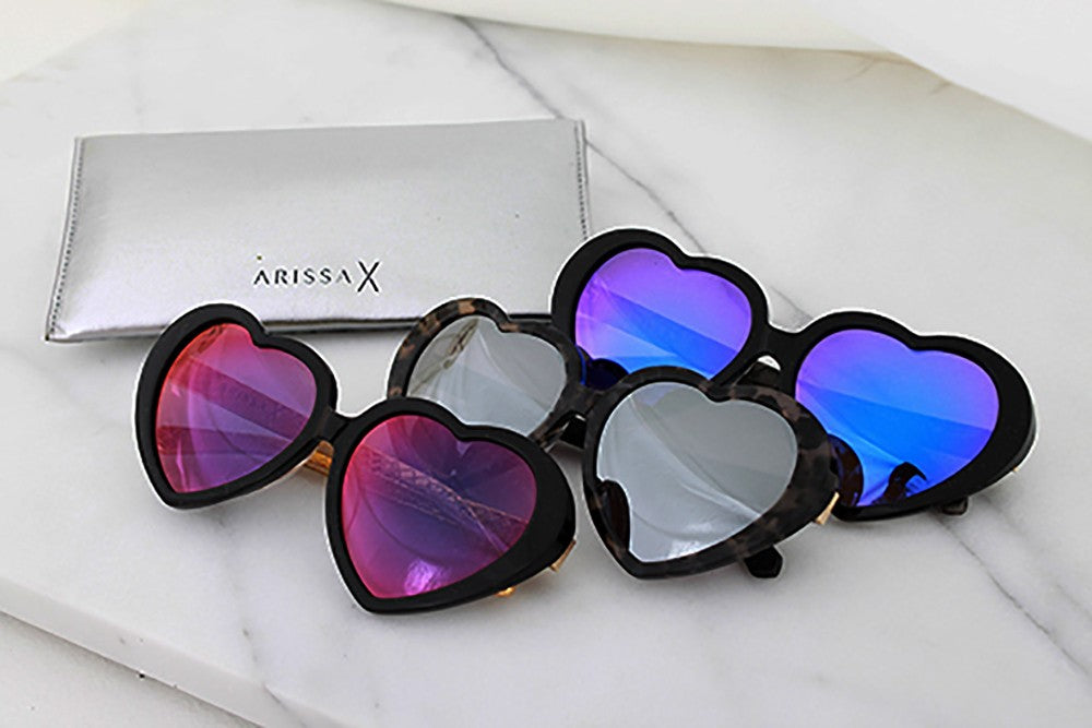 EYE HEART YOU Sunnies (Purple/Grey)