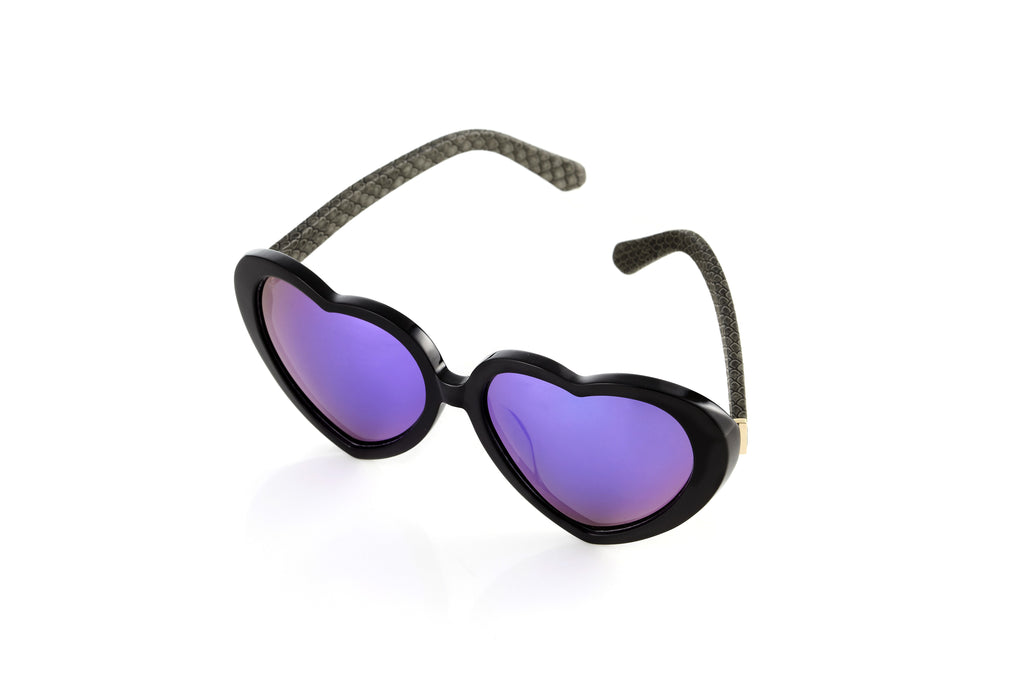 EYE HEART YOU Sunnies (Purple/Grey)