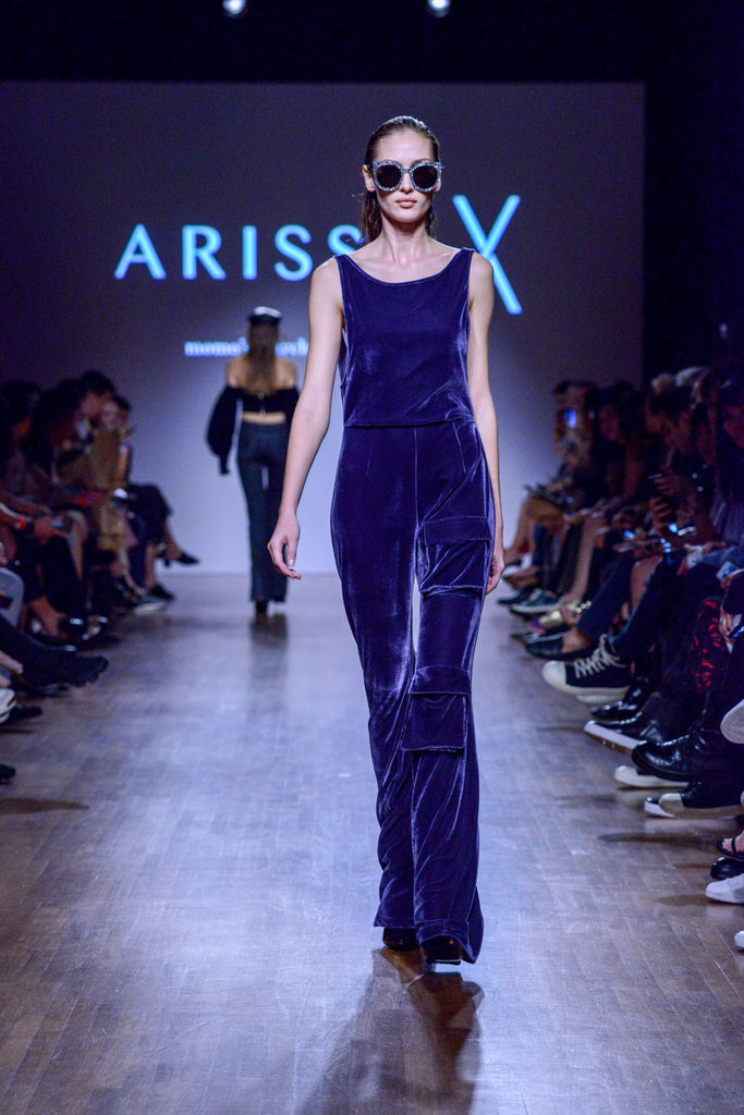 JOIE Jumpsuit (Purple Velvet)