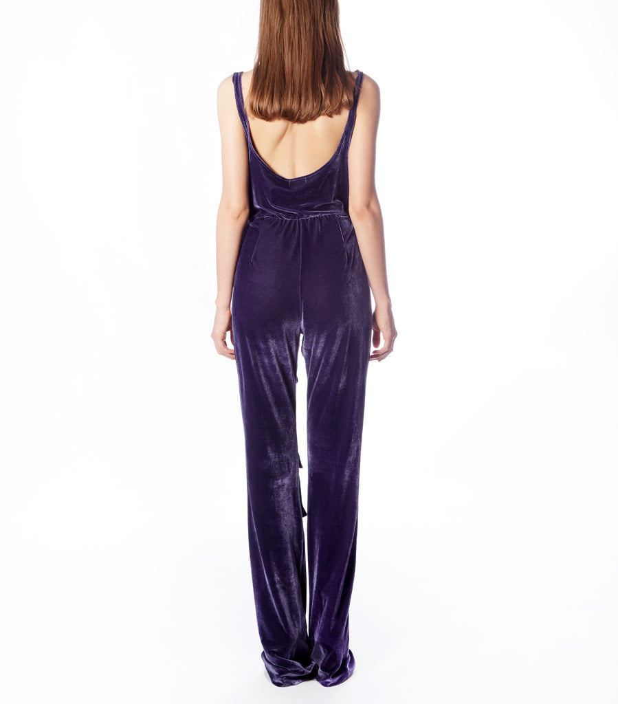 JOIE Jumpsuit (Purple Velvet)
