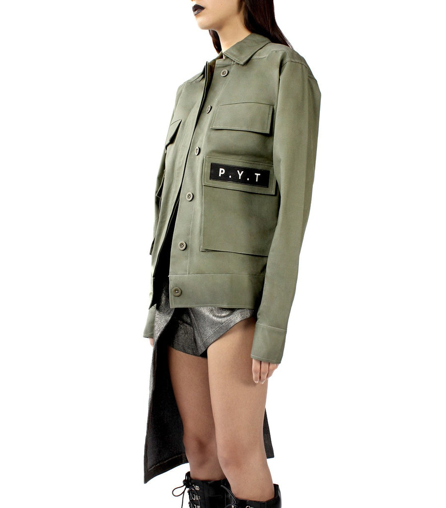 PYT Oversized Army Jacket (Military Green)