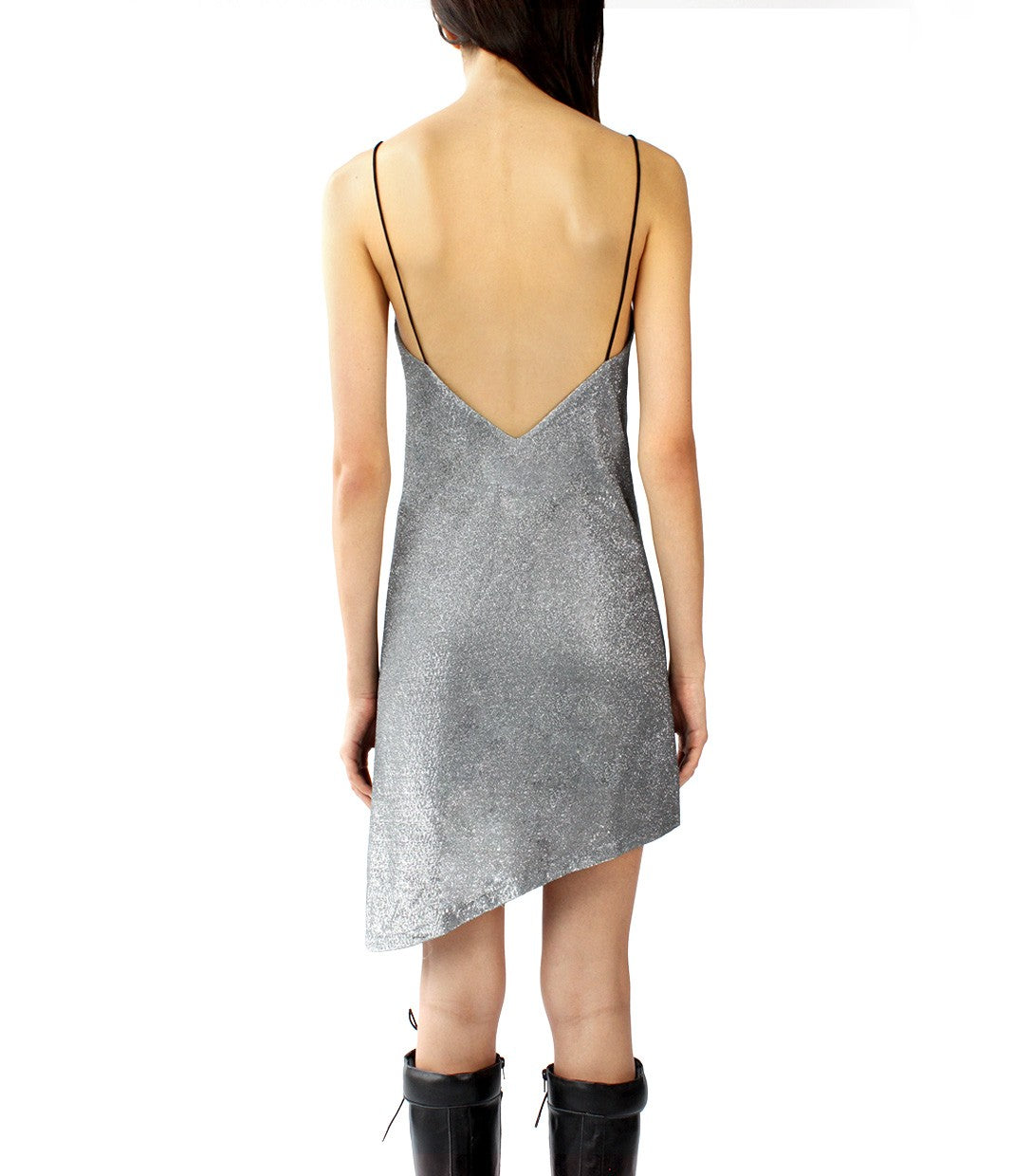 GLITZ Glitter Slip Dress (Silver) ARISSA X GLITZ Glitter Slip Dress (Silver) ARISSA X