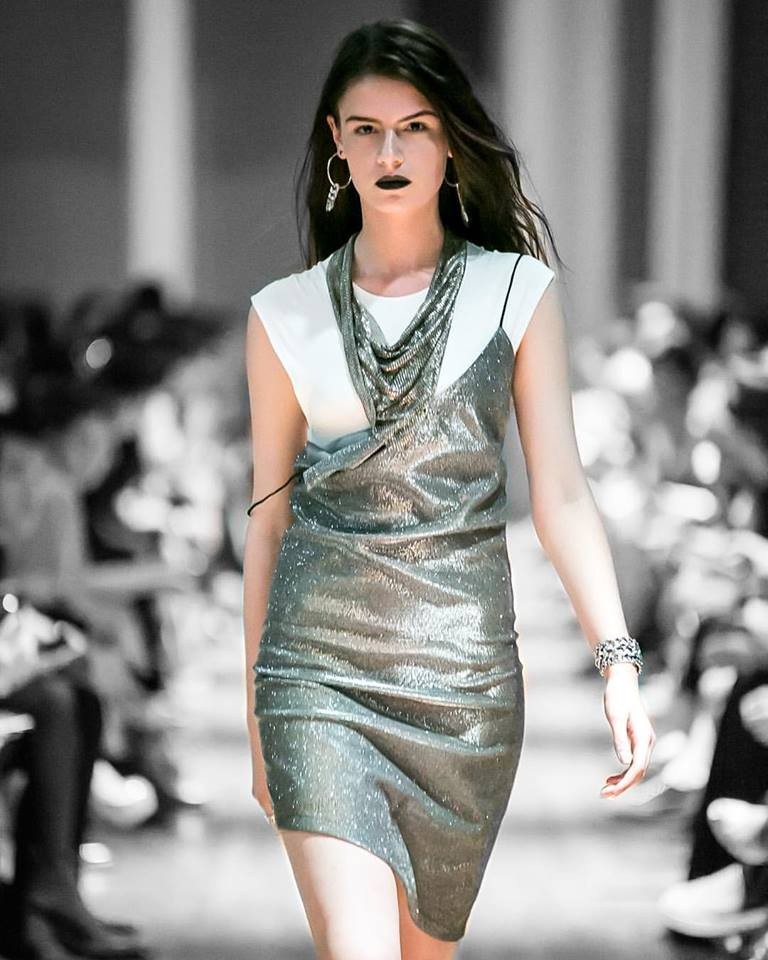 glitter slip dress GLITZ Glitter Slip Dress (Silver) – ARISSA X