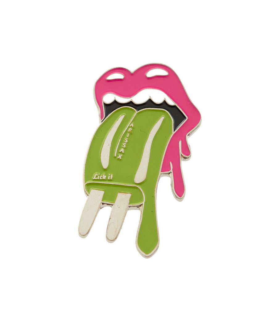 LICK It Pin (Hot Pink x Acid Green)