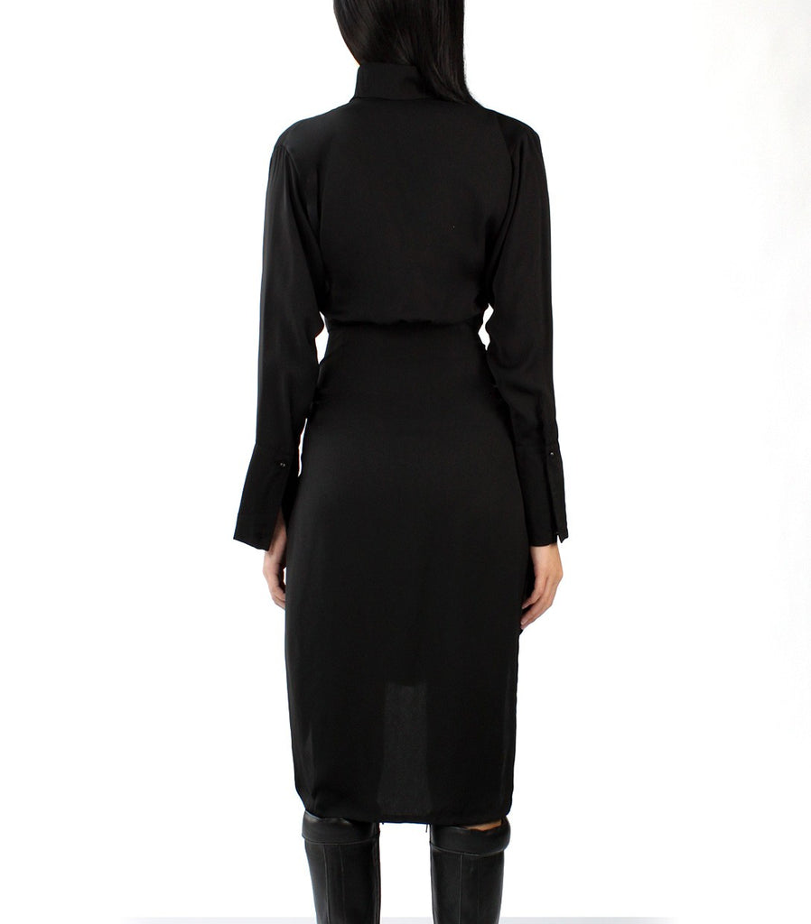 KATE Shirt Dress (Black)