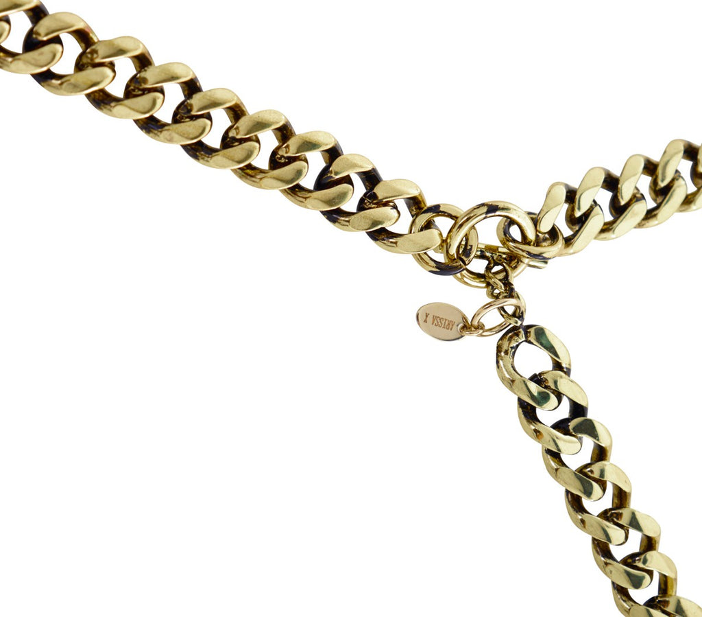 CHAIN MY SOUL Long Chain Necklace (Gold)
