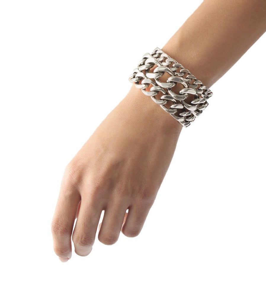 STEVIE Chain Cuff (Silver)