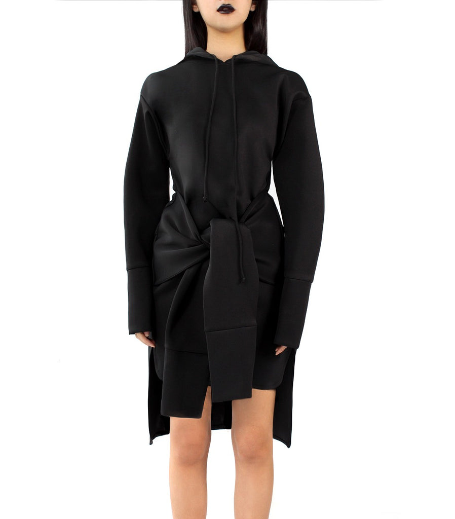 FRANKIE Hoodie Dress (Black)