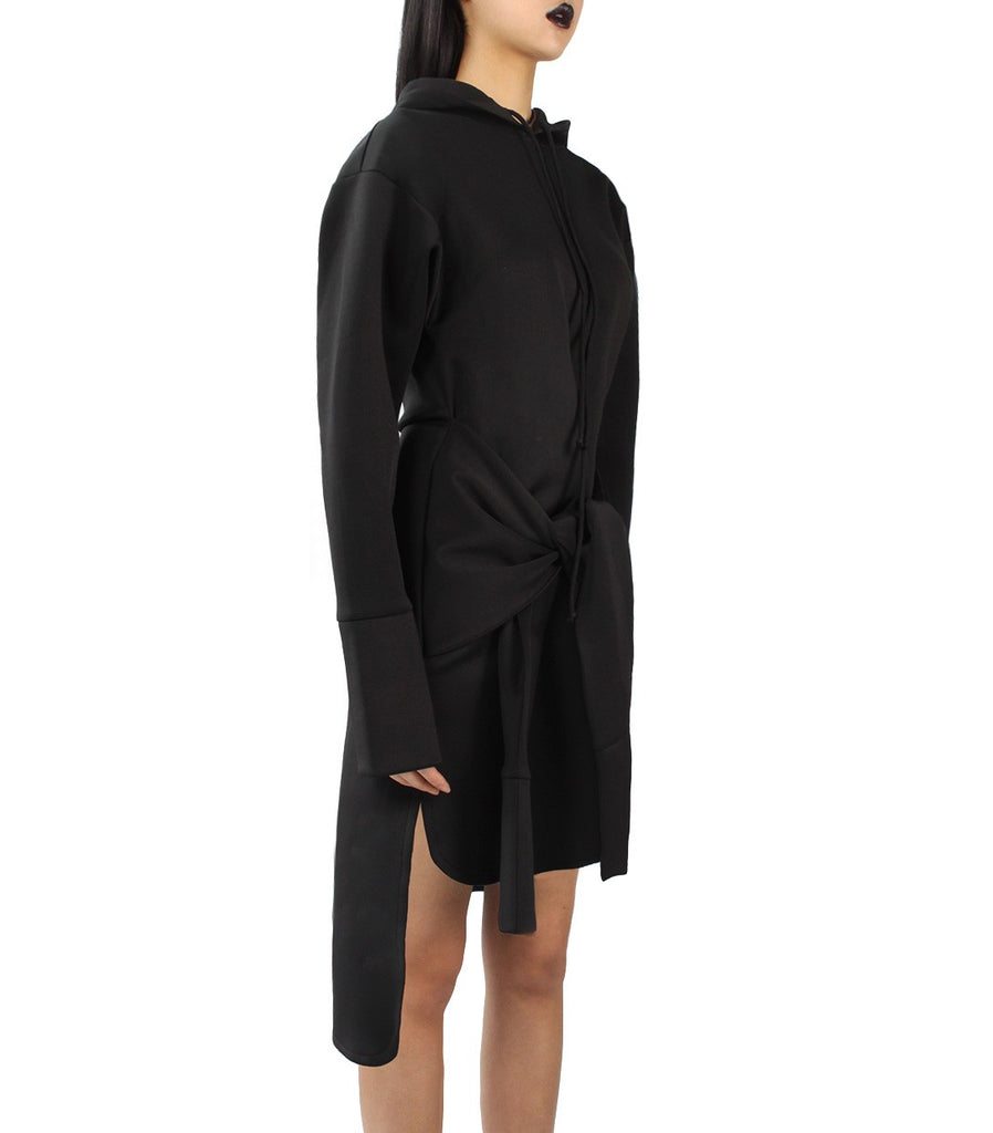 FRANKIE Hoodie Dress (Black)