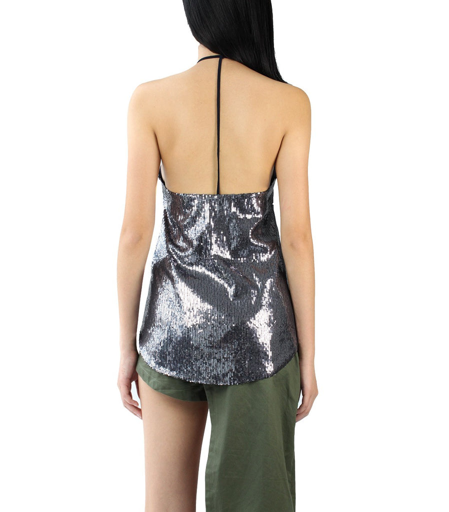 GLITZ Sequinned Camisole (Navy)