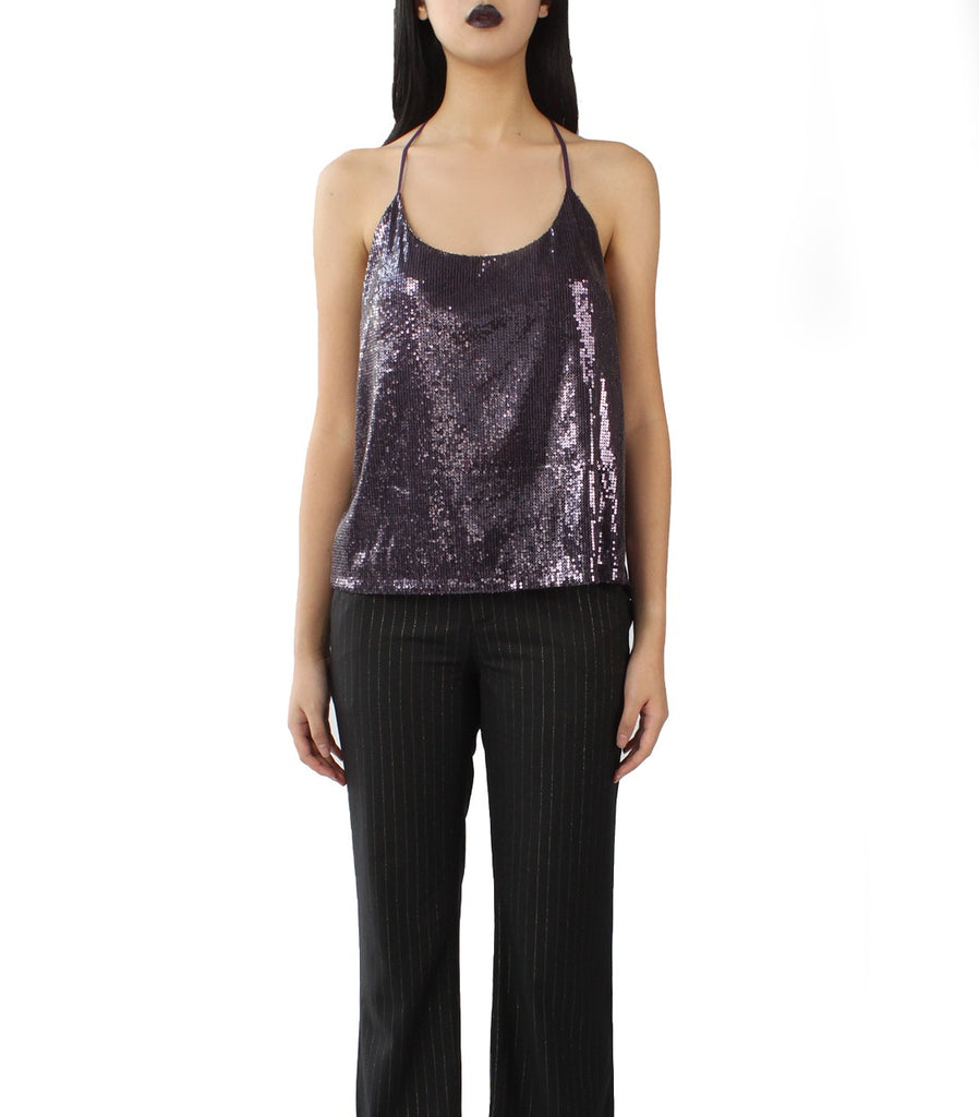 GLITZ Sequinned Camisole (Purple)