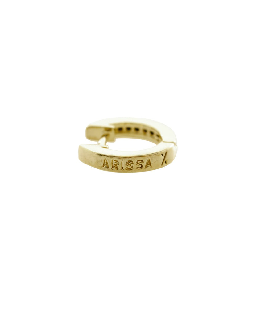 ANITA Small Hoop Stud (Gold)