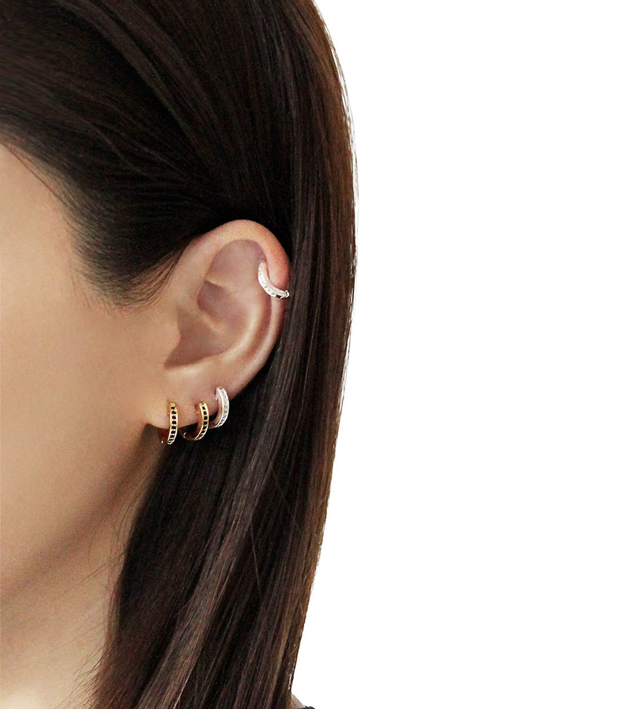 ANITA Small Hoop Stud (Gold)